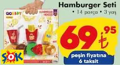 GOKİDY HAMBURGER SETİ OYUNCAK